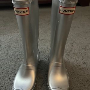Short  Silver HUNTER Boots 38